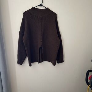 Gilli Dark Brown Turtleneck Sweater